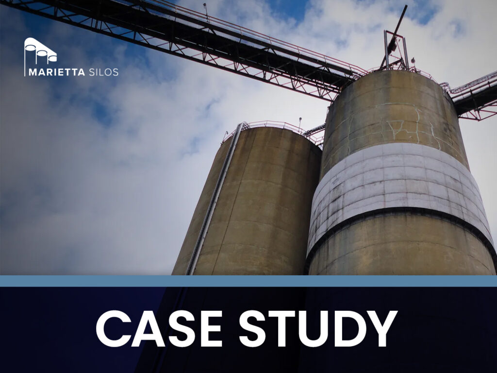 silo inspection of asymmetric flow failure